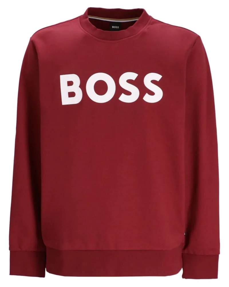 HUGO BOSS Sweatshirt mit Print - Rot Rot