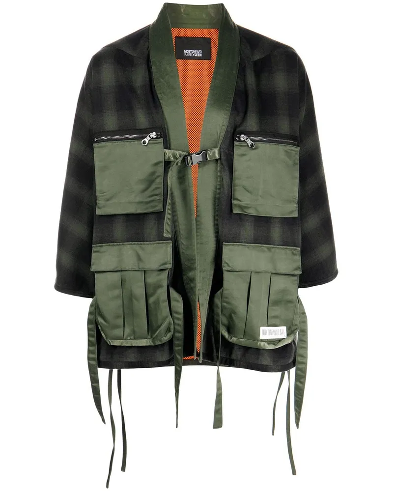 Mostly Heard Rarely Seen Hemdjacke im Kimono-Stil - Grün Grün
