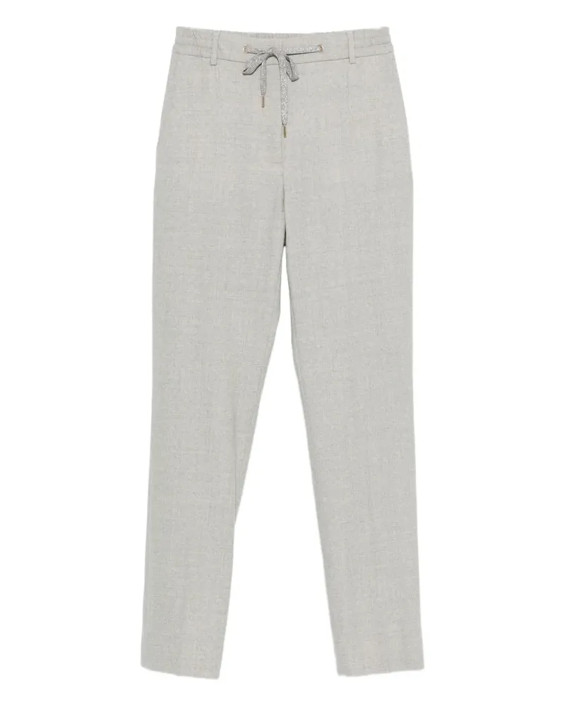 Eleventy Hose mit Kordelzug - Grau Grau