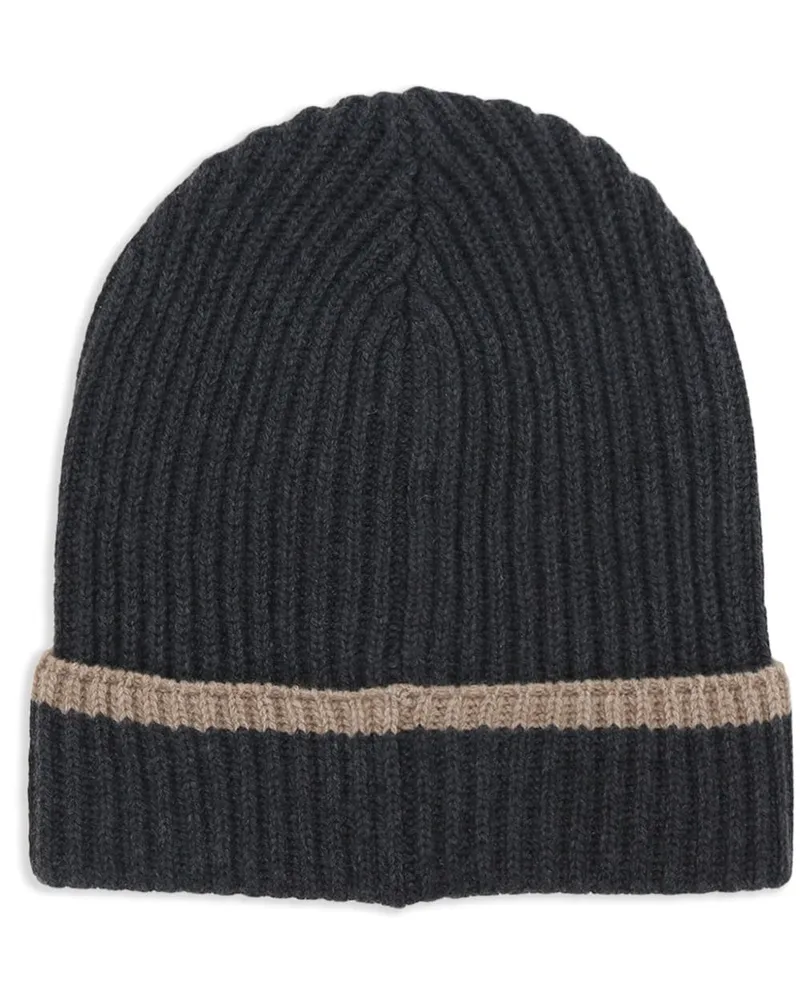 Brunello Cucinelli Verzierte Beanie aus Kaschmir - Schwarz Schwarz