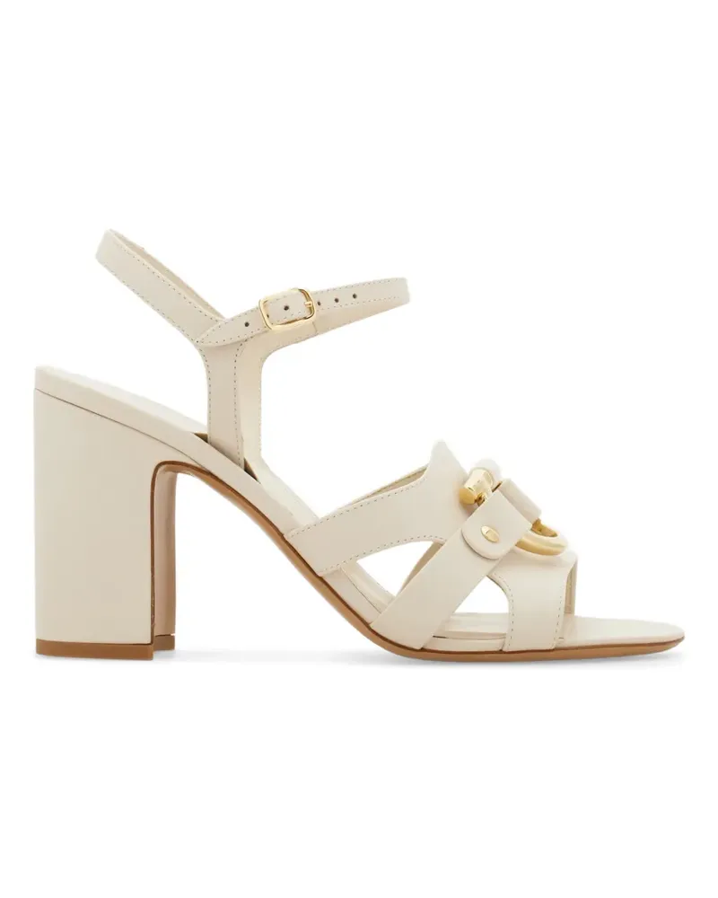 Ferragamo Gancini Ornament Sandalen - Nude Nude