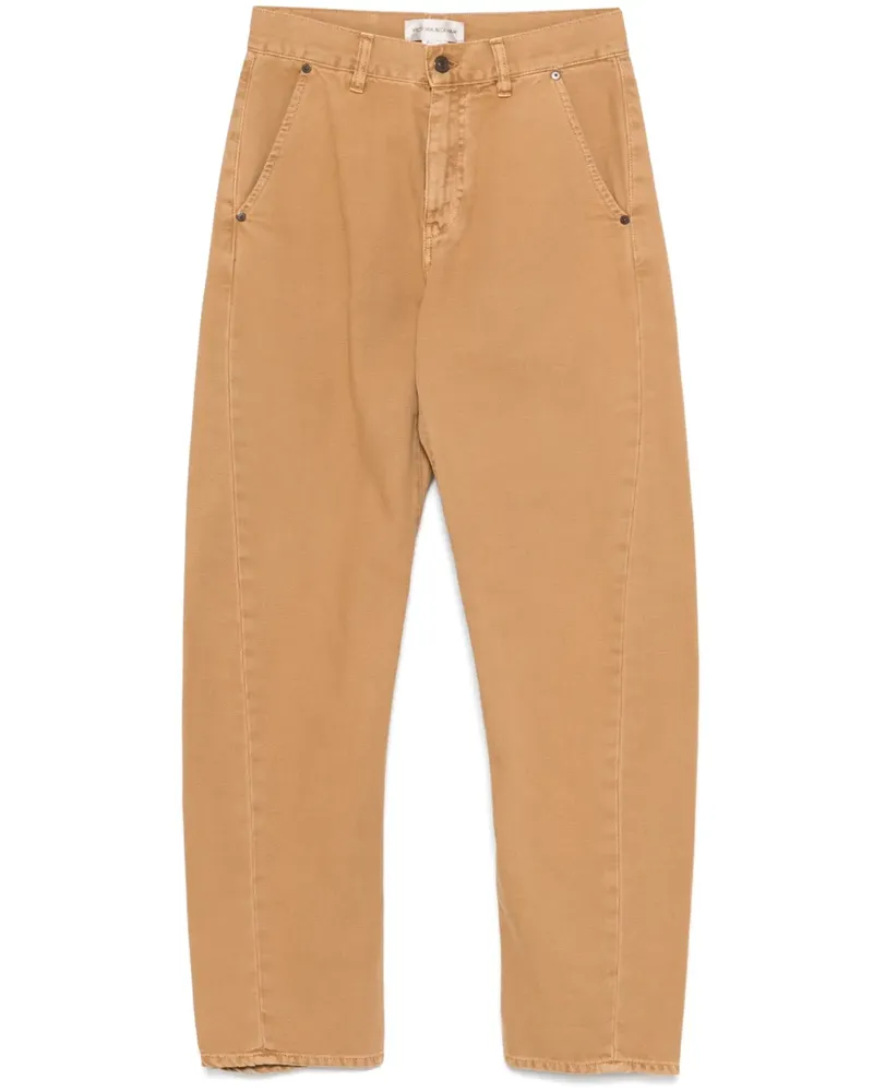 Victoria Beckham Twisted Slouch Jeans - Nude Nude