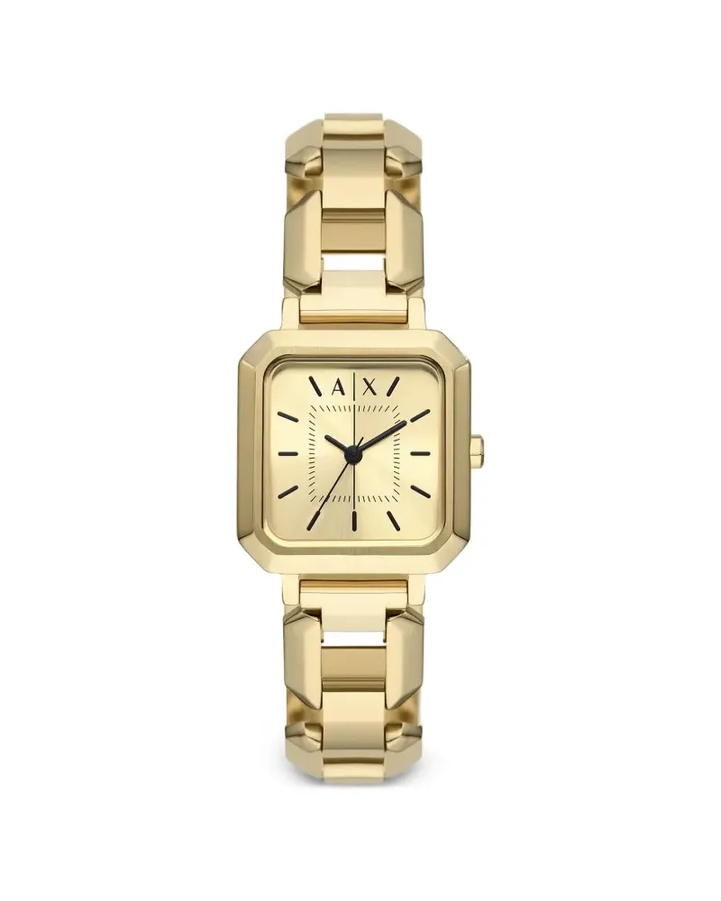 Armani Exchange 27mm square-shape watch - Gold Gold