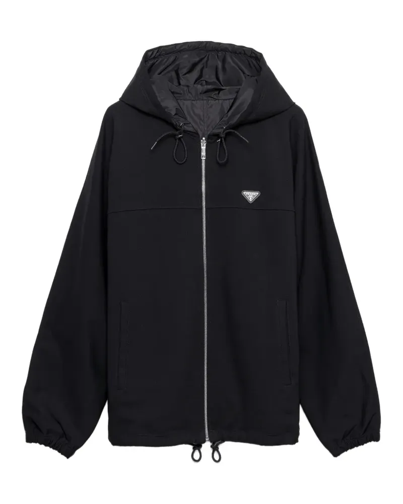 Prada Jacke aus technischem Fleece - Schwarz Schwarz