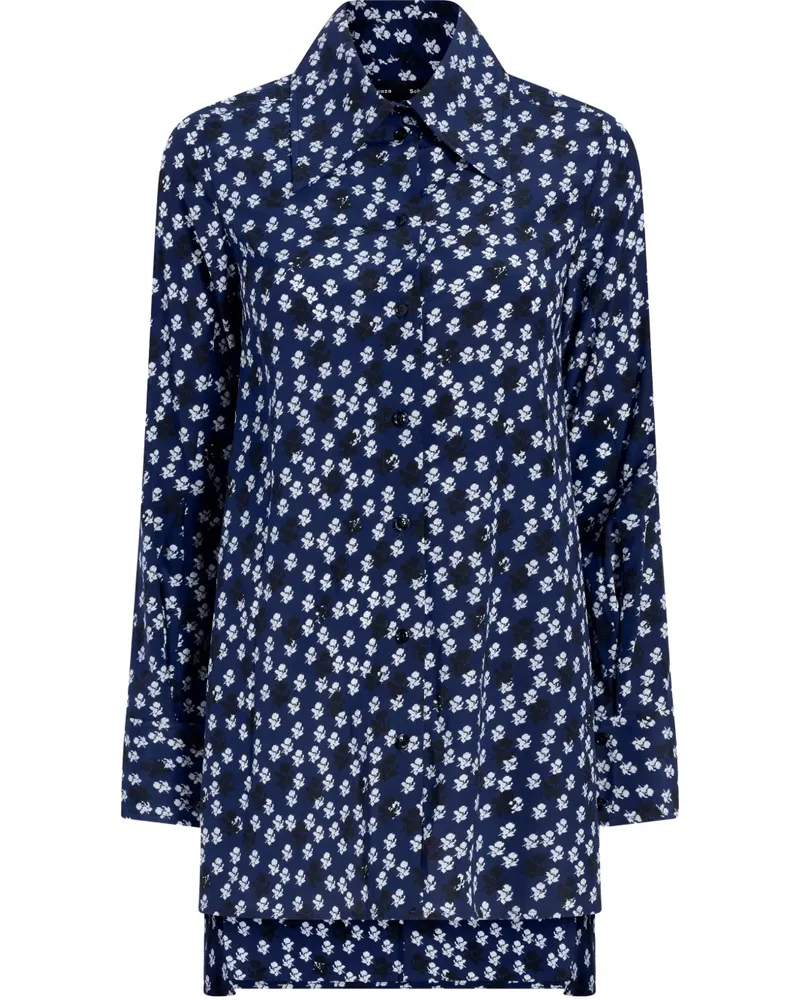 Proenza Schouler Emmeline Hemd - Blau Blau