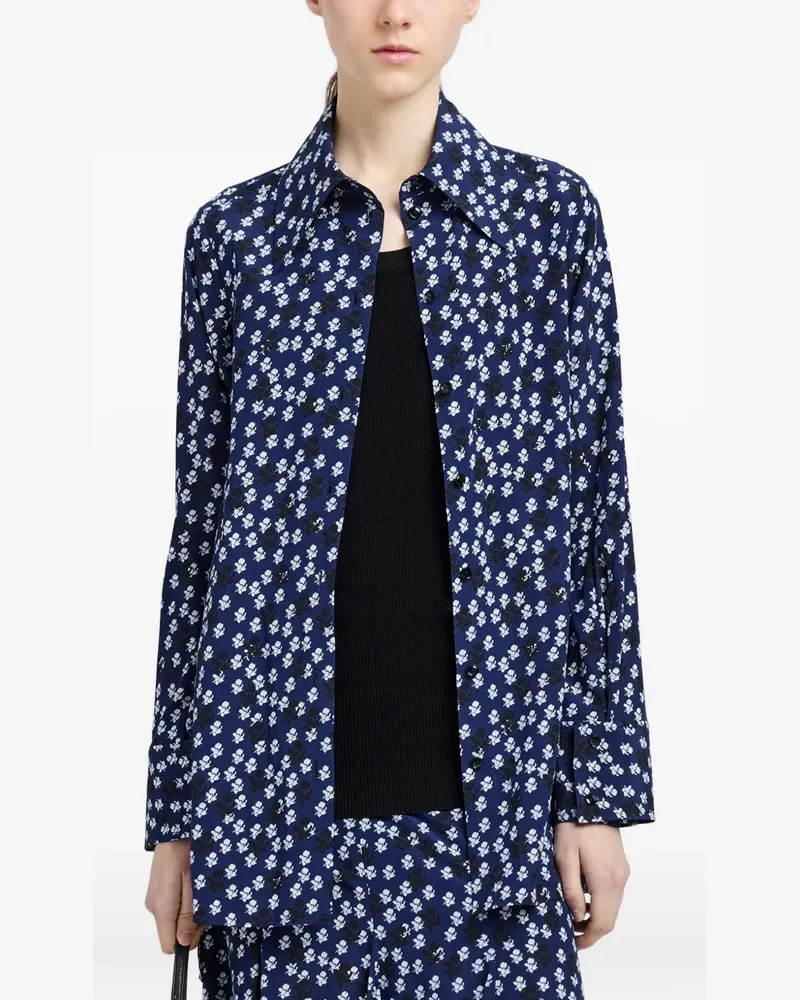 Proenza Schouler Emmeline Hemd - Blau Blau