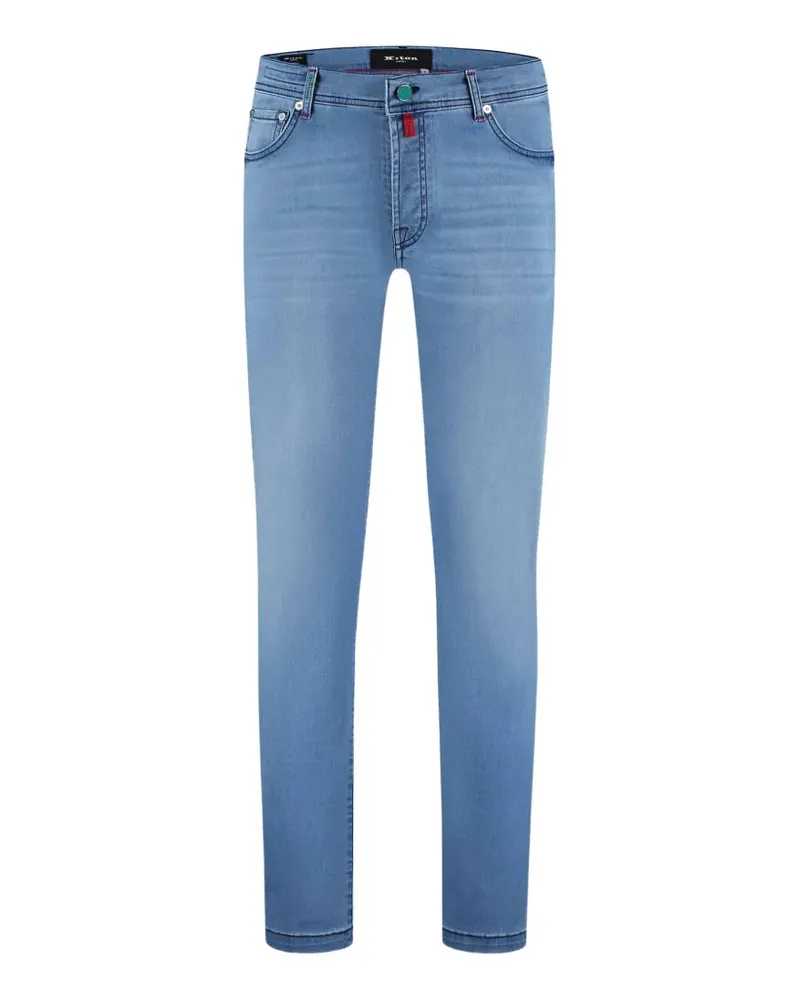 Kiton rivet jeans - Blau Blau