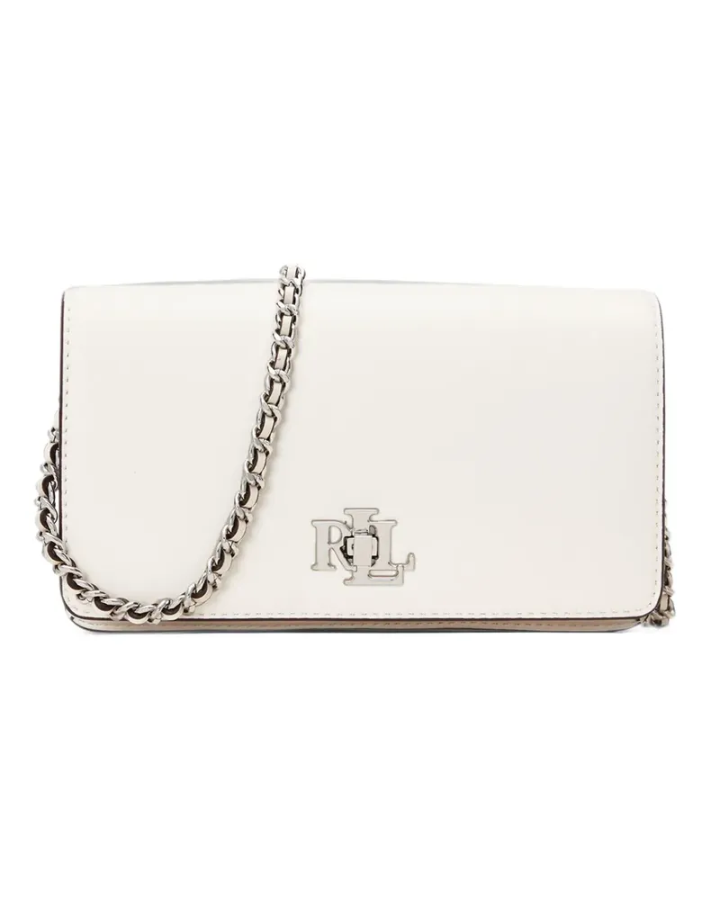 Ralph Lauren logo-plaque chain-link mini bag - Weiß Weiß