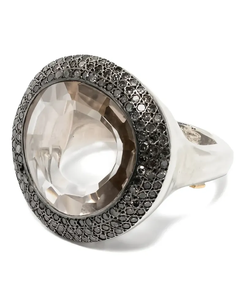 Rosa Maria Verone Ring mit Diamanten und Topas - Silber Silber