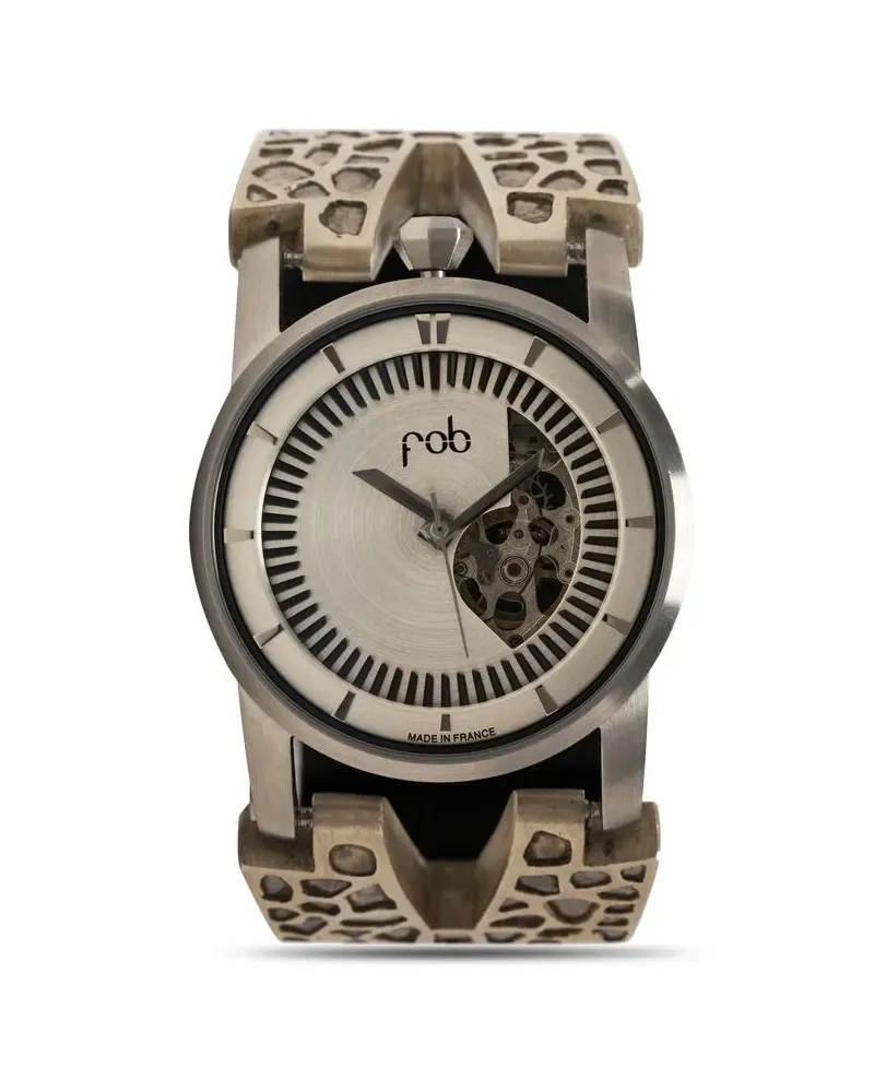Parts Of Four P4—FOB Watch #473 Armbanduhr 40mm - Silber Silber