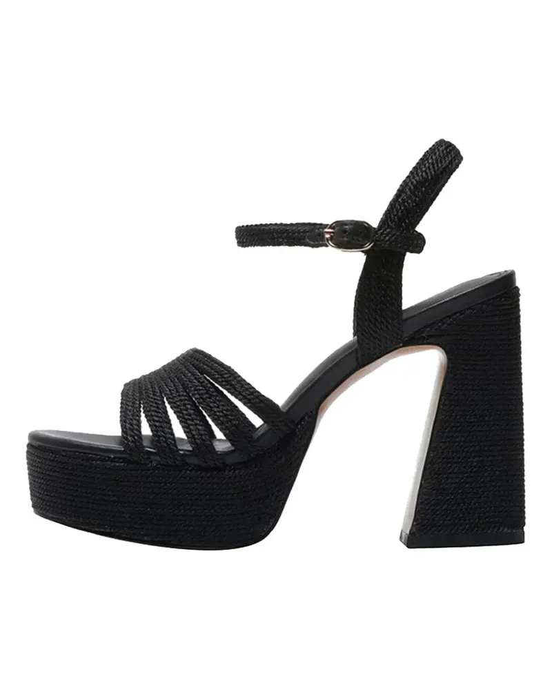 Emanuelle Vee bukle-detail sandals - Schwarz Schwarz