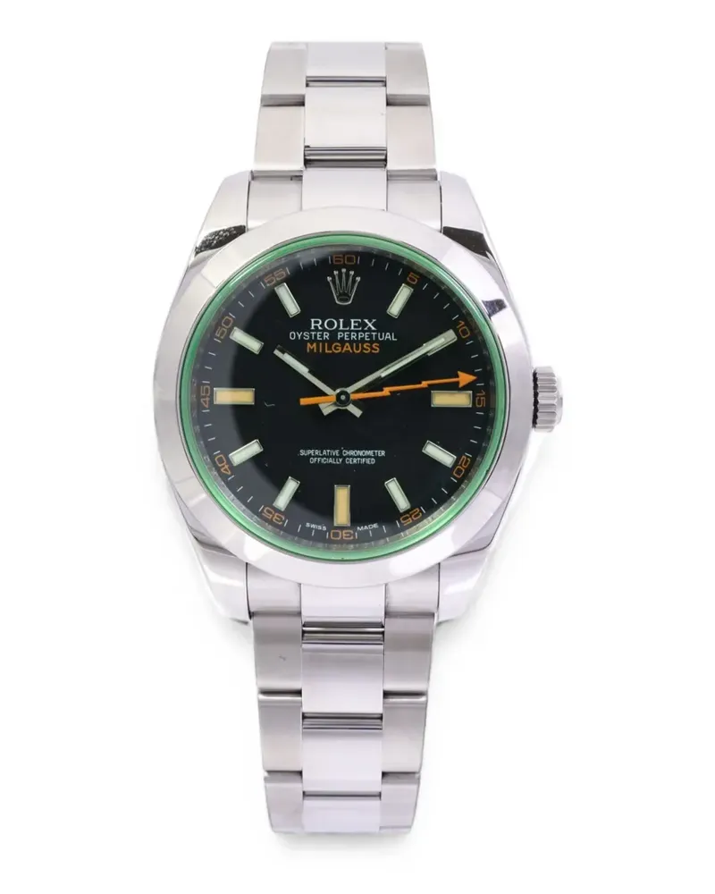 Rolex 2011 Milgauss 40mm Armbanduhr - Schwarz Schwarz