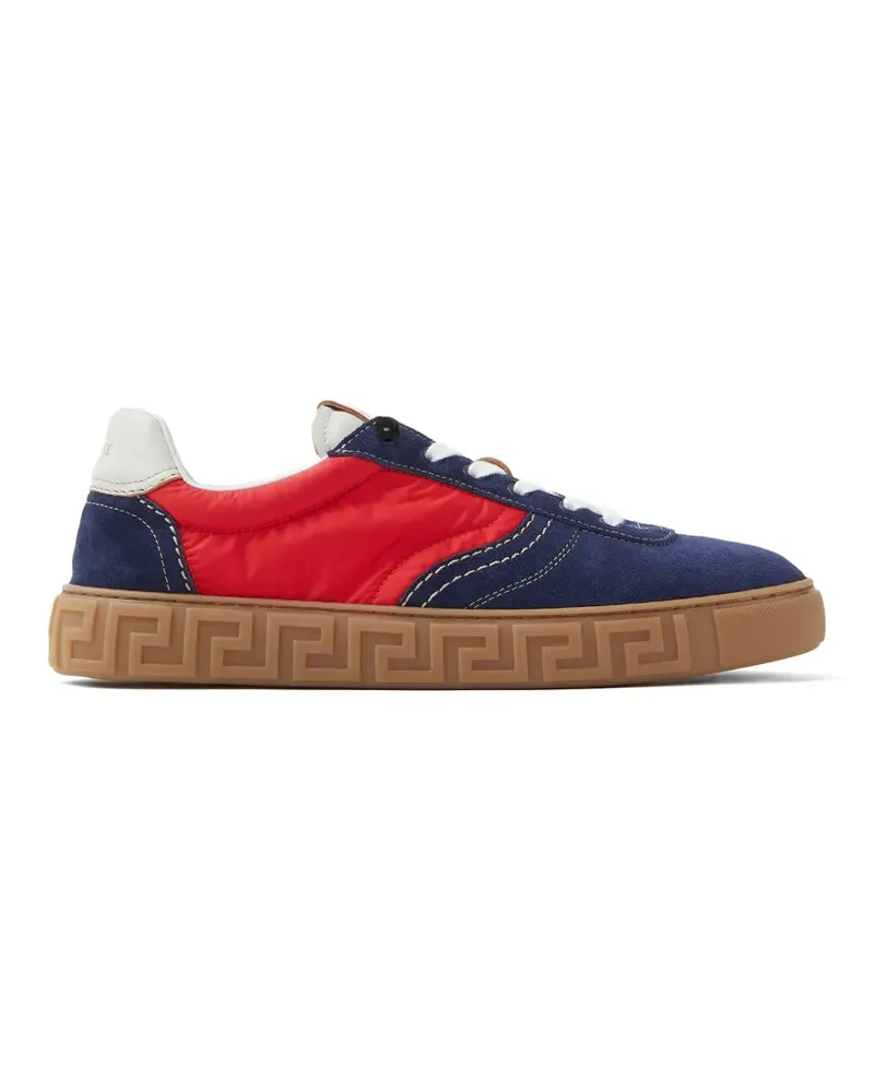 Versace Greca Sneakers aus Wildleder und Nylon - Blau Blau