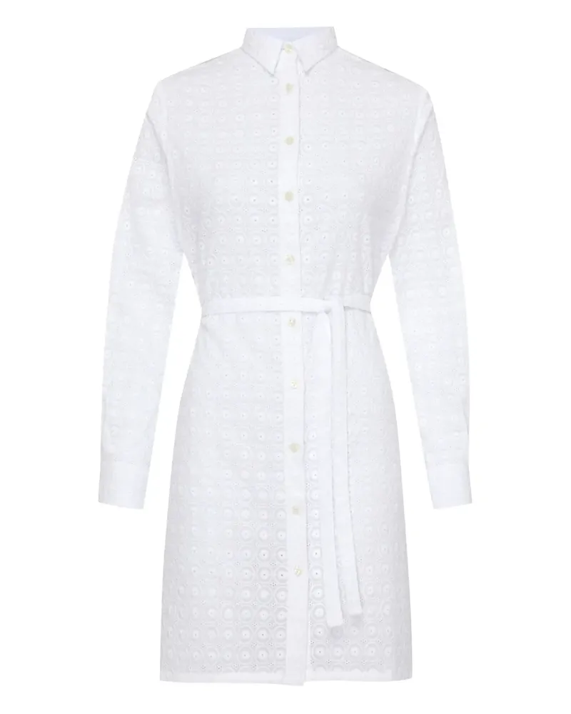 Vilebrequin Midikleid mit Lochstickerei - Weiß Weiß