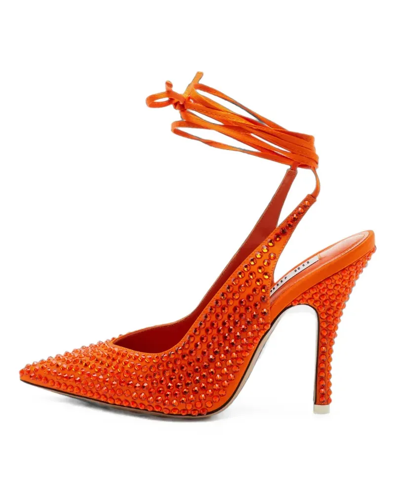ATTICO Venus Pumps mit Kristallen - Orange Orange