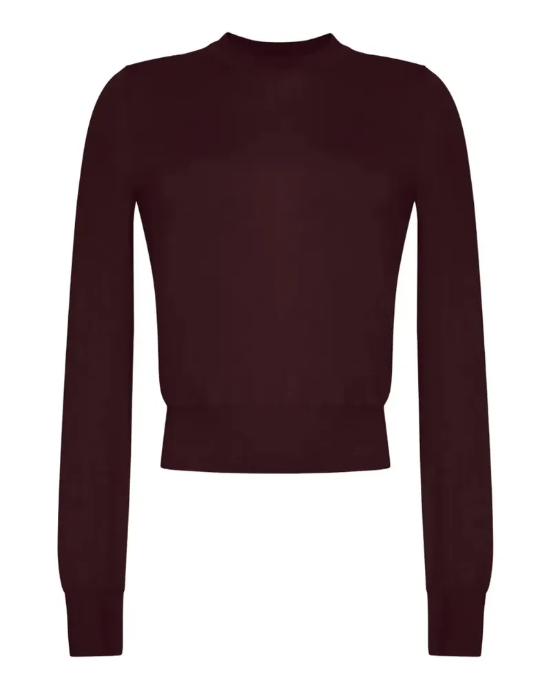 Adam Lippes Fein gestrickter Didion Pullover - Rot Rot