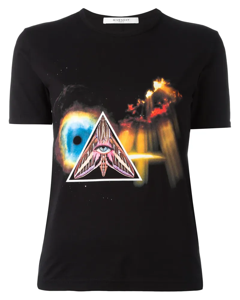 Givenchy T-Shirt mit "Iconic Eye"-Print - Schwarz Schwarz
