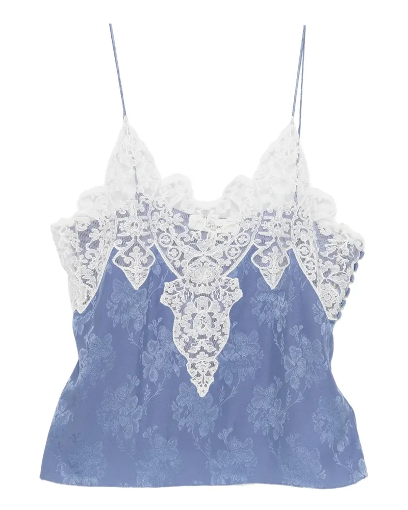 Chloé lace insert camisole - Violett Violett