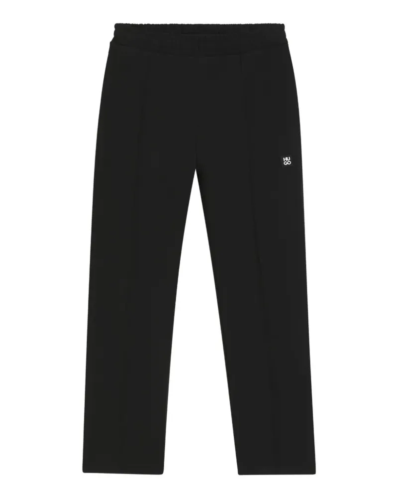 HUGO BOSS Jogginghose mit Logo-Patch - Schwarz Schwarz