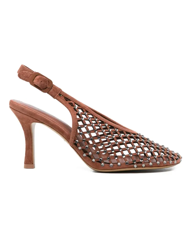 Lola Cruz Bruna studded sandals - Braun Braun