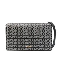 DKNY Clutch mit Logo-Print Schwarz