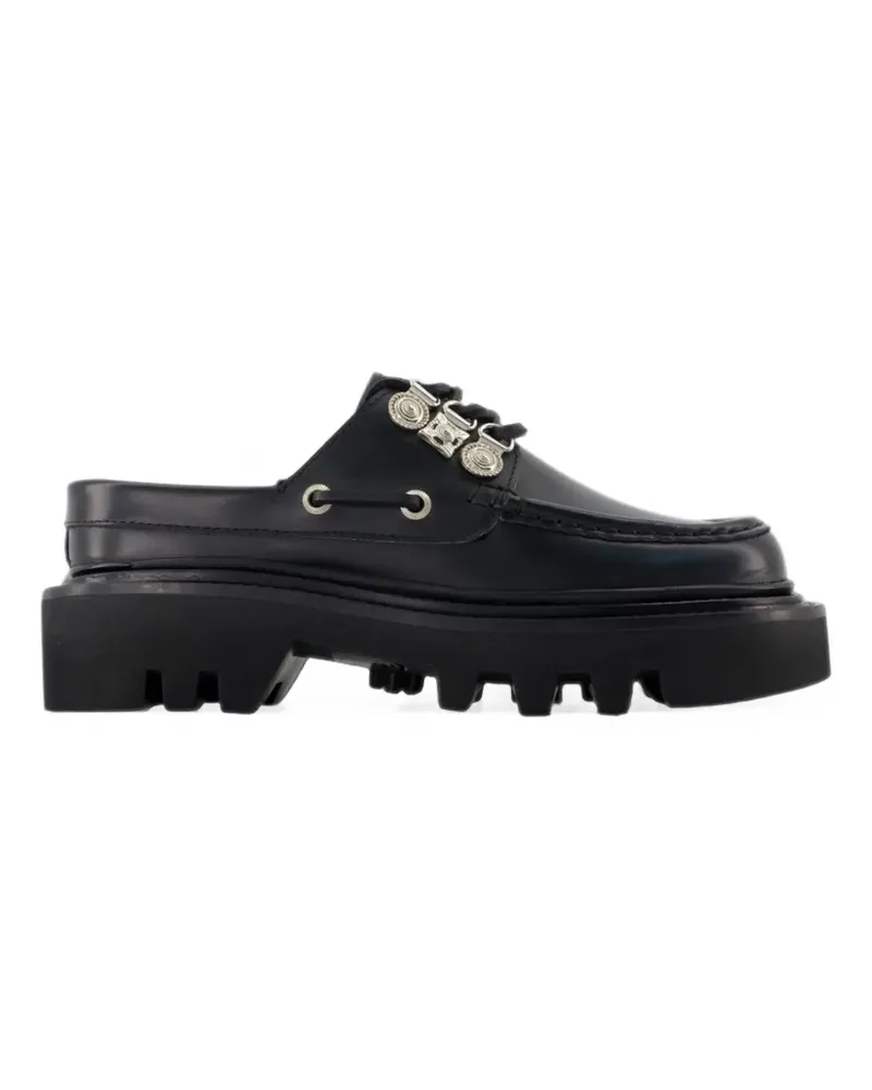 Toga embellished chunky-sole mules - Schwarz Schwarz