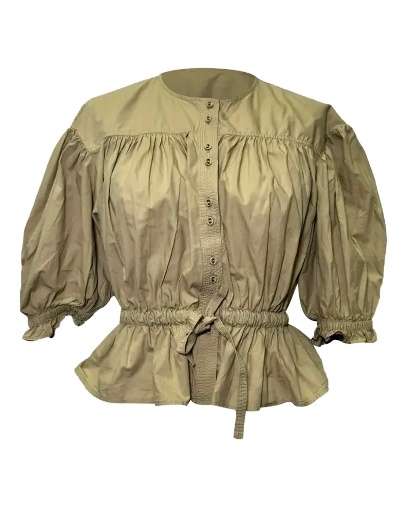 Ulla Johnson Minnie Bluse mit Schößchen - Nude Nude