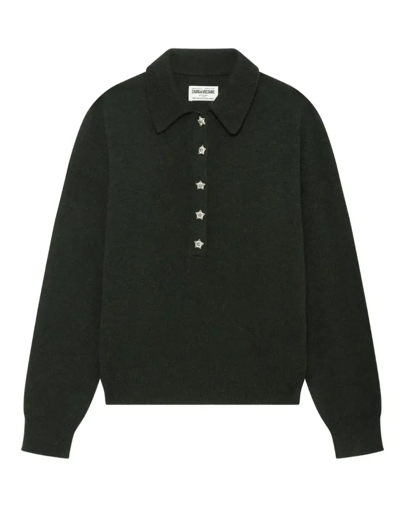Zadig & Voltaire Soula Pullover aus 100% Kaschmir - Grün Grün