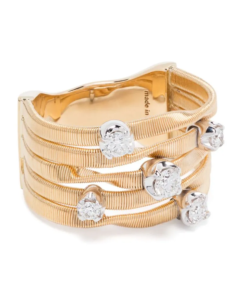 Marco Bicego 18kt Five Gelbgoldring mit Diamanten Gold