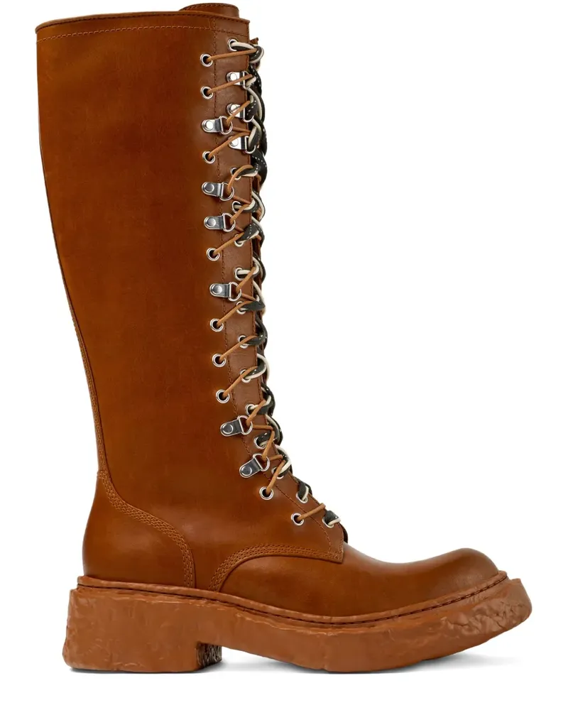 Camper Vamonos Schnürstiefel - Braun Braun