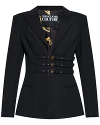 Versace Jeans Blazer mit Schnallen Schwarz