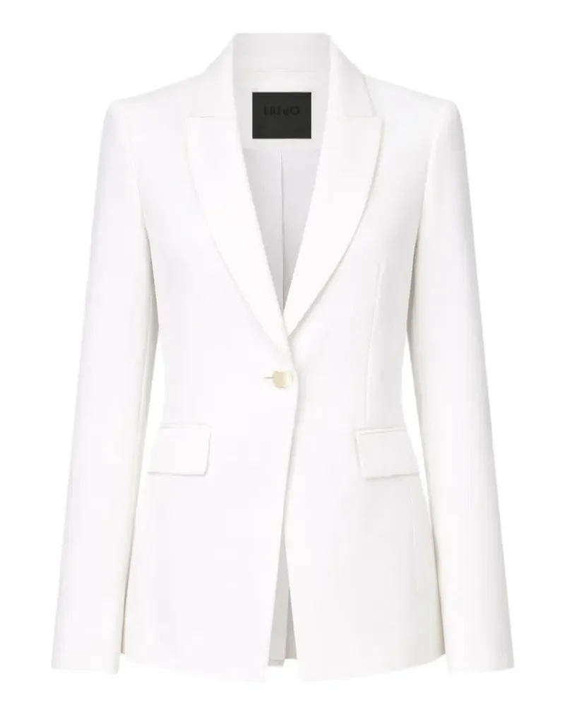 Liu Jo single-breasted slim-fit blazer - Weiß Weiß