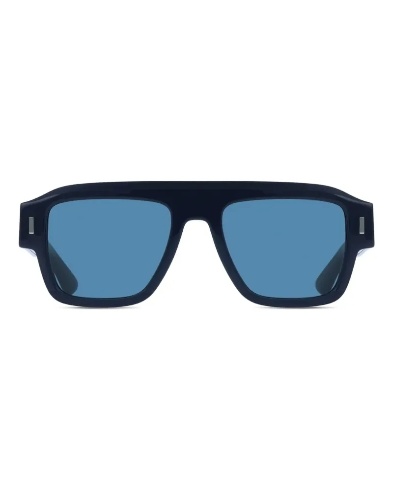 Calvin Klein Sonnenbrille mit eckigem Gestell - Blau Blau