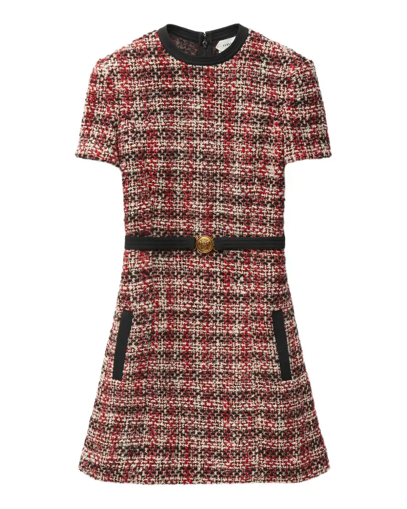 Versace Minikleid aus Tweed - Rot Rot