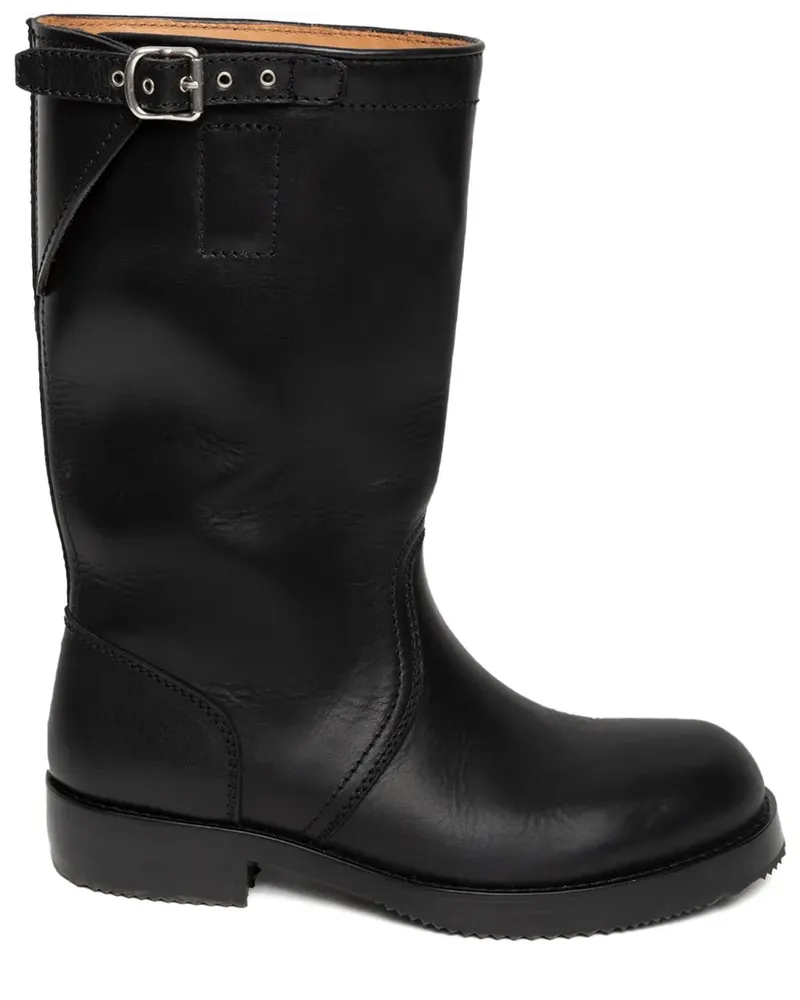 Dries van Noten Stiefel mit Schnalle - Schwarz Schwarz