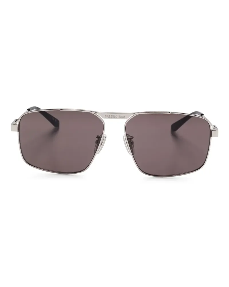Balenciaga BB0418SK Sonnenbrille - Silber Silber