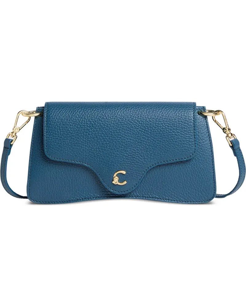 Coccinelle Schultertasche mit Magnetverschluss - Blau Blau