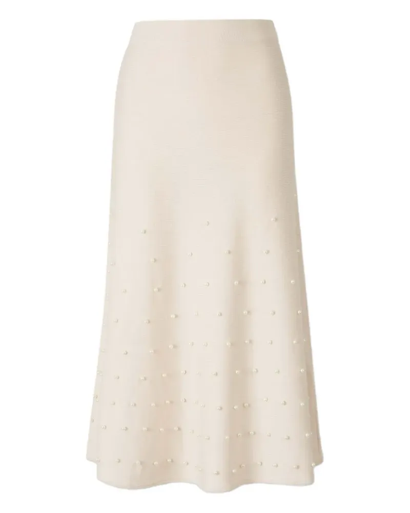 Zimmermann Hypnotic beaded midi skirt - Nude Nude