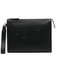 Fendi Klassische Clutch Schwarz