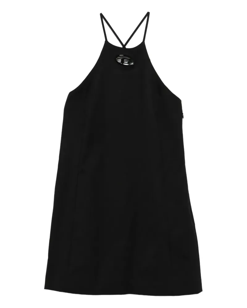 Diesel D-Elma logo-cutout mini dress - Schwarz Schwarz