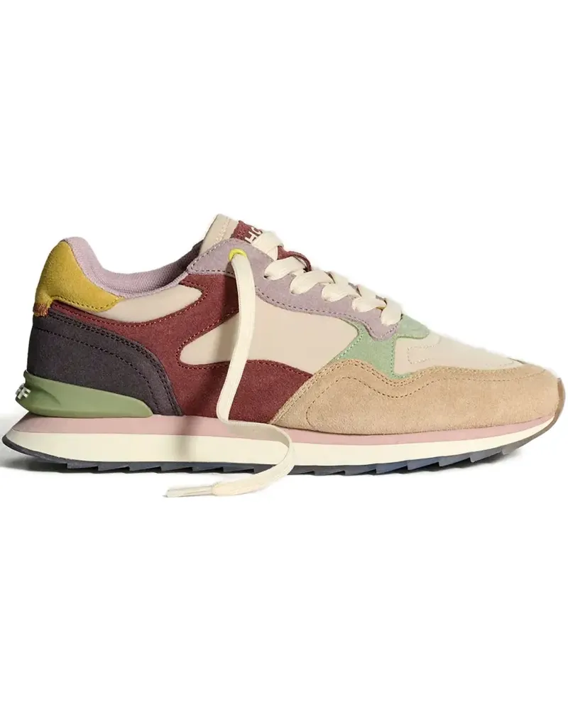 HOFF 30mm City Brussels panelled lace-up sneakers - Nude Nude