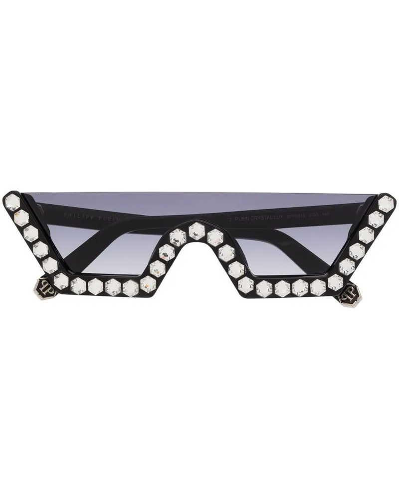 Philipp Plein Plein Crystal Lux Sonnenbrille - Schwarz Schwarz