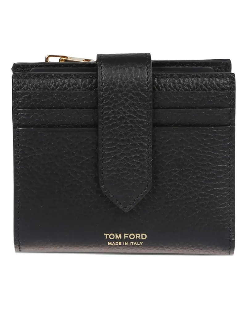 Tom Ford Portemonnaie mit Schnappverschluss - Schwarz Schwarz