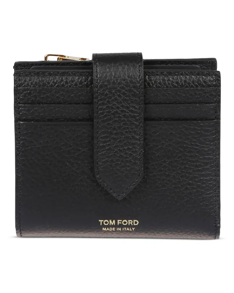 Tom Ford Portemonnaie mit Schnappverschluss - Schwarz Schwarz