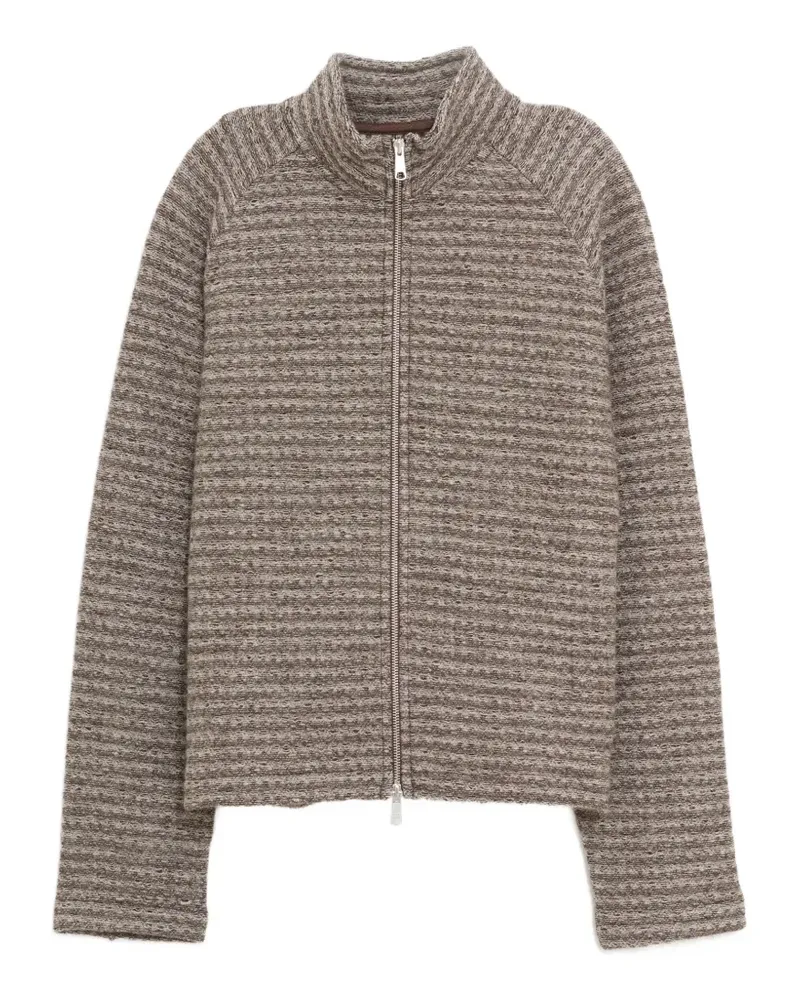 Mfpen Leisure zip-up sweater - Braun Braun