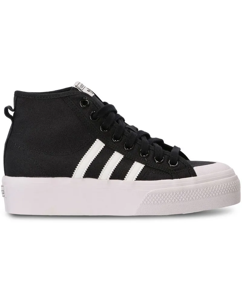 adidas Nizza Plateau-Sneakers - Schwarz Schwarz