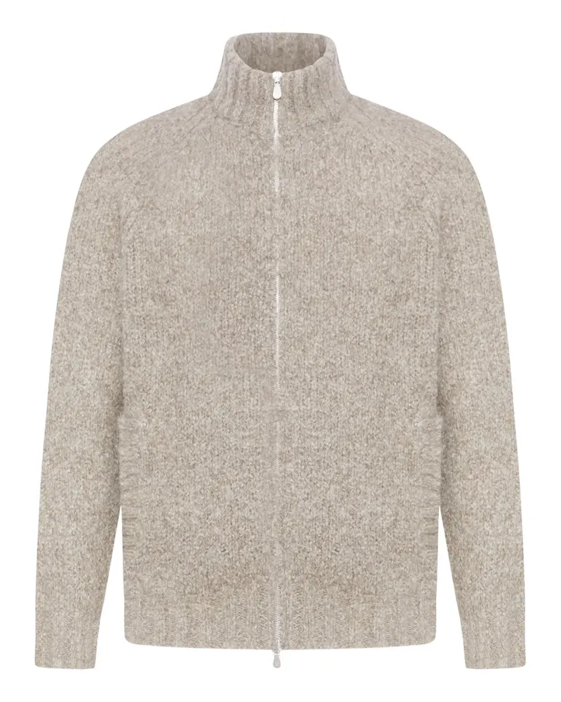 Brunello Cucinelli Cardigan mit Reißverschluss - Nude Nude