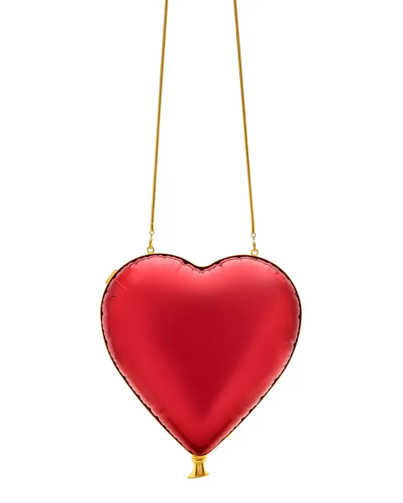 Oscar de la Renta Heart Balloon Clutch - Rot Rot
