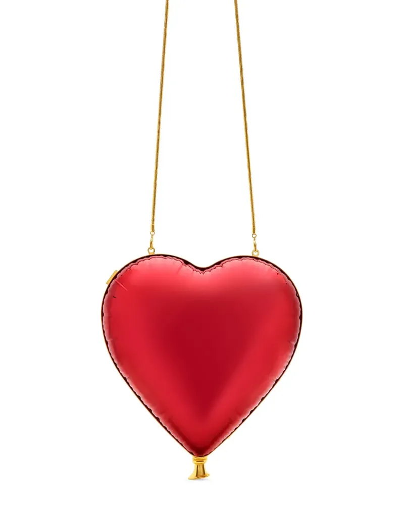 Oscar de la Renta Heart Balloon Clutch - Rot Rot