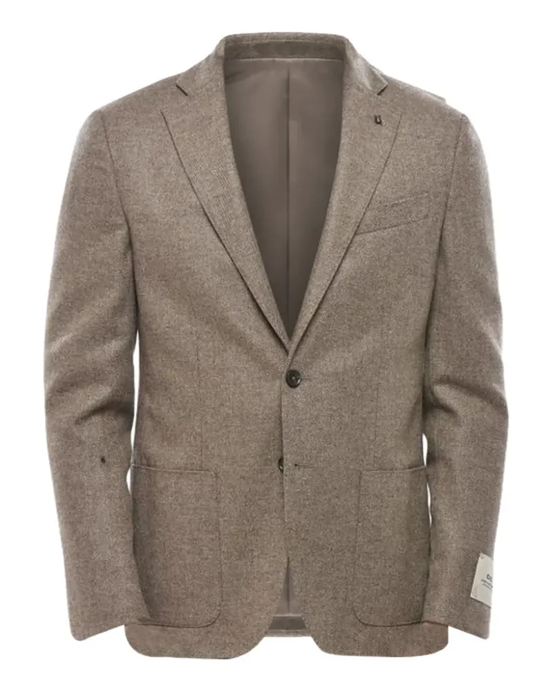 Corneliani Sakko mit fallendem Revers - Braun Braun